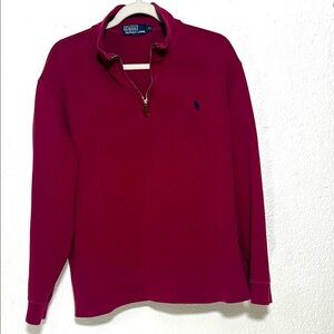 Polo by Ralph Lauren Men's Red Pullover Shirt